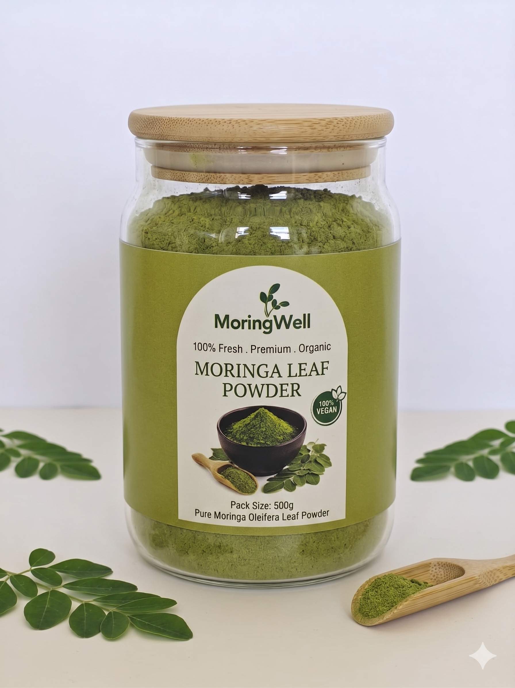 Organic Moringa Leaf Powder