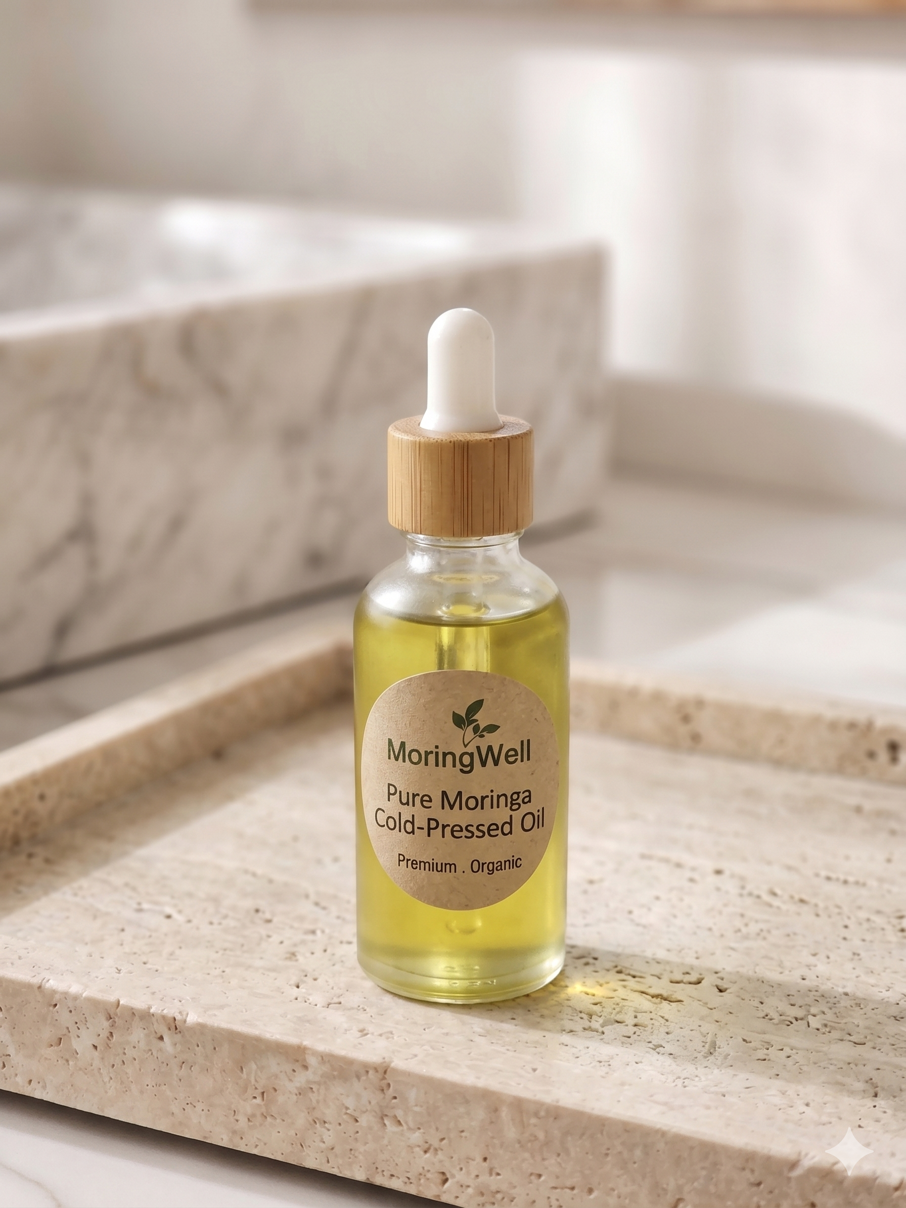 Cold-Pressed Moringa Oil
